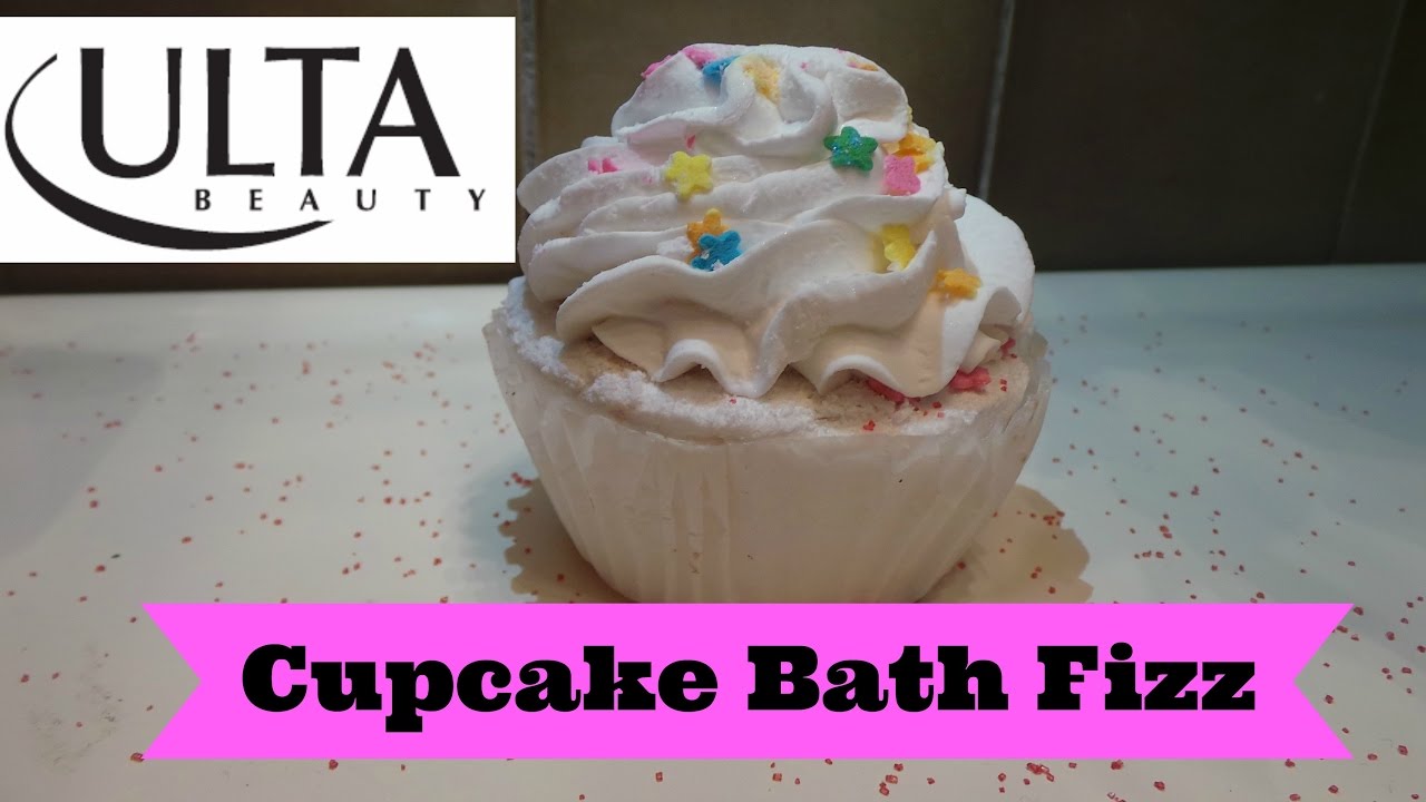 ULTA CUPCAKE BATH BOMB DEMO FIZZ & BUBBLE DEMO | FrostBitten