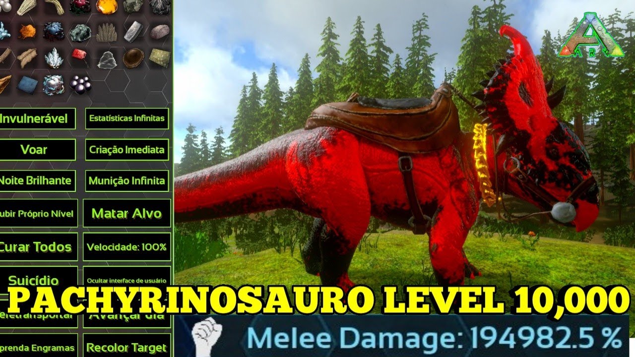 Ark mobile ||TAMING PACHYRHINOSAUR LEVEL 10,000