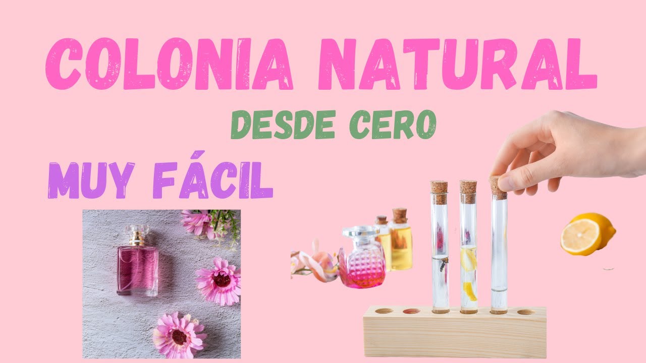 Cómo hacer un  PERFUME NATURAL  Casero MUY Fácil