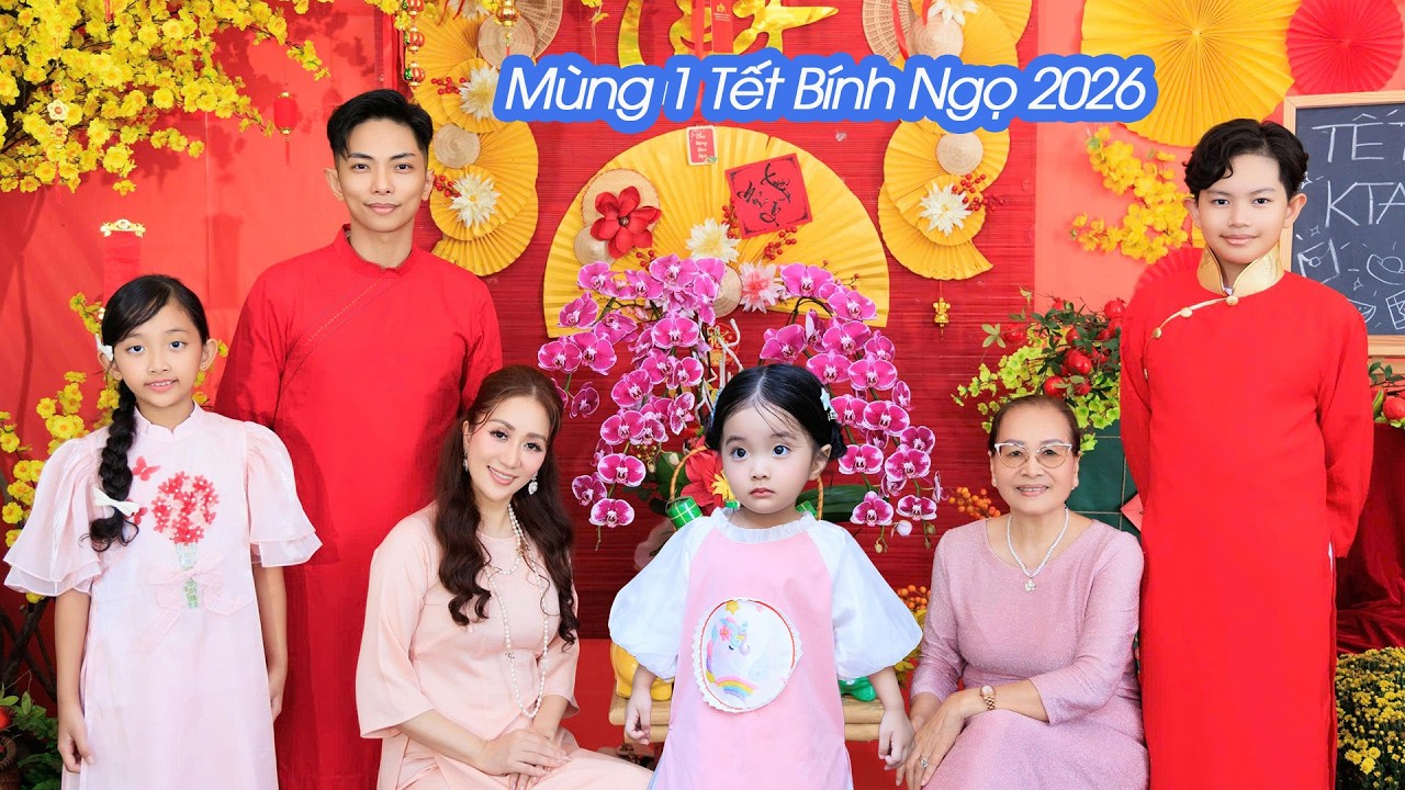 Mùng 1 Tết Bính Ngọ 2026 | Gia đình Khánh Thi Phan Hiển BiNaSa chúc mừng năm mới