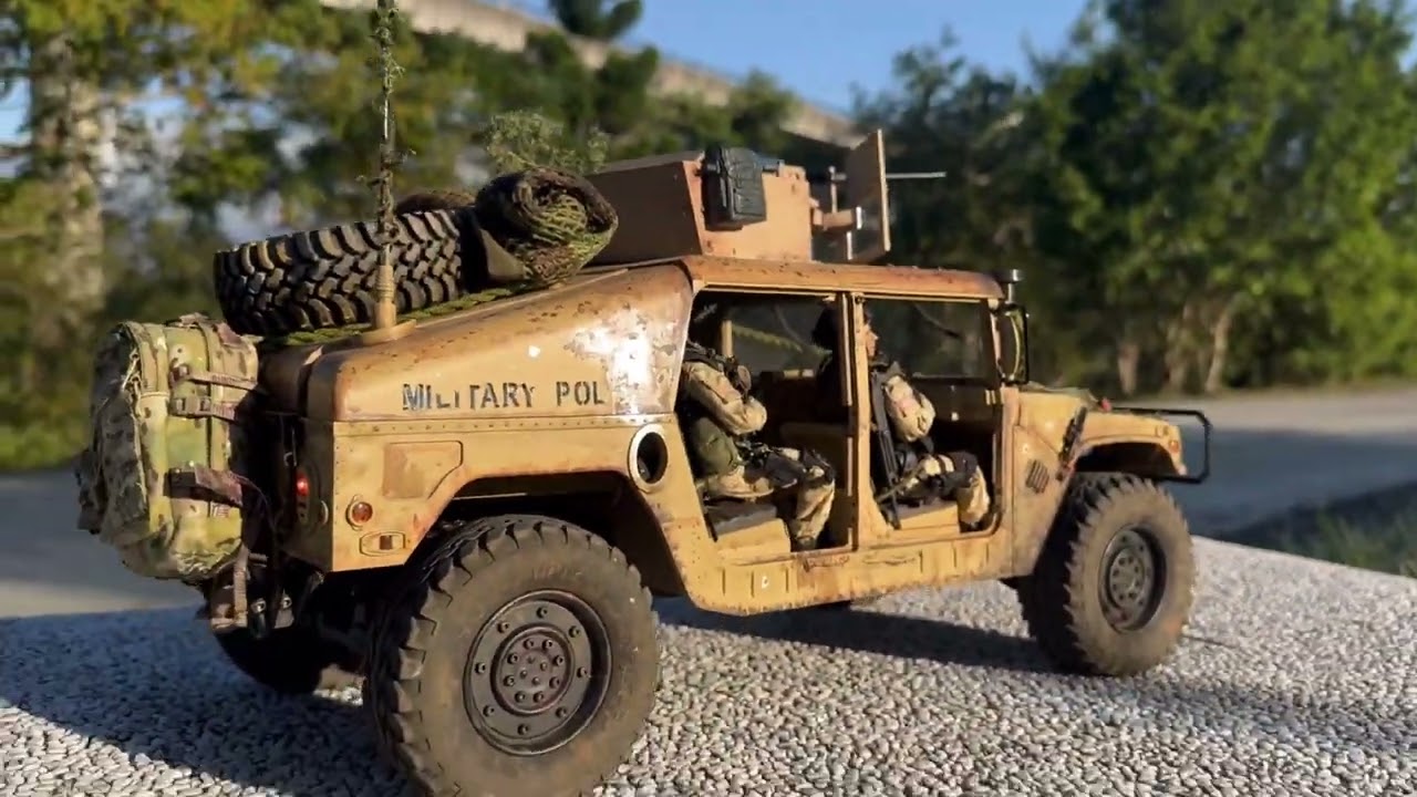 寶哥玩RC 週末巡邏Scale 1/10 HUMMER HG-P408（二）