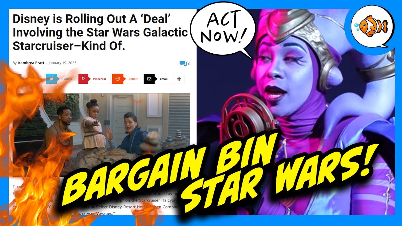 Disney Discounts FAILING Star Wars Galactic Starcruiser Hotel. Sort Of.