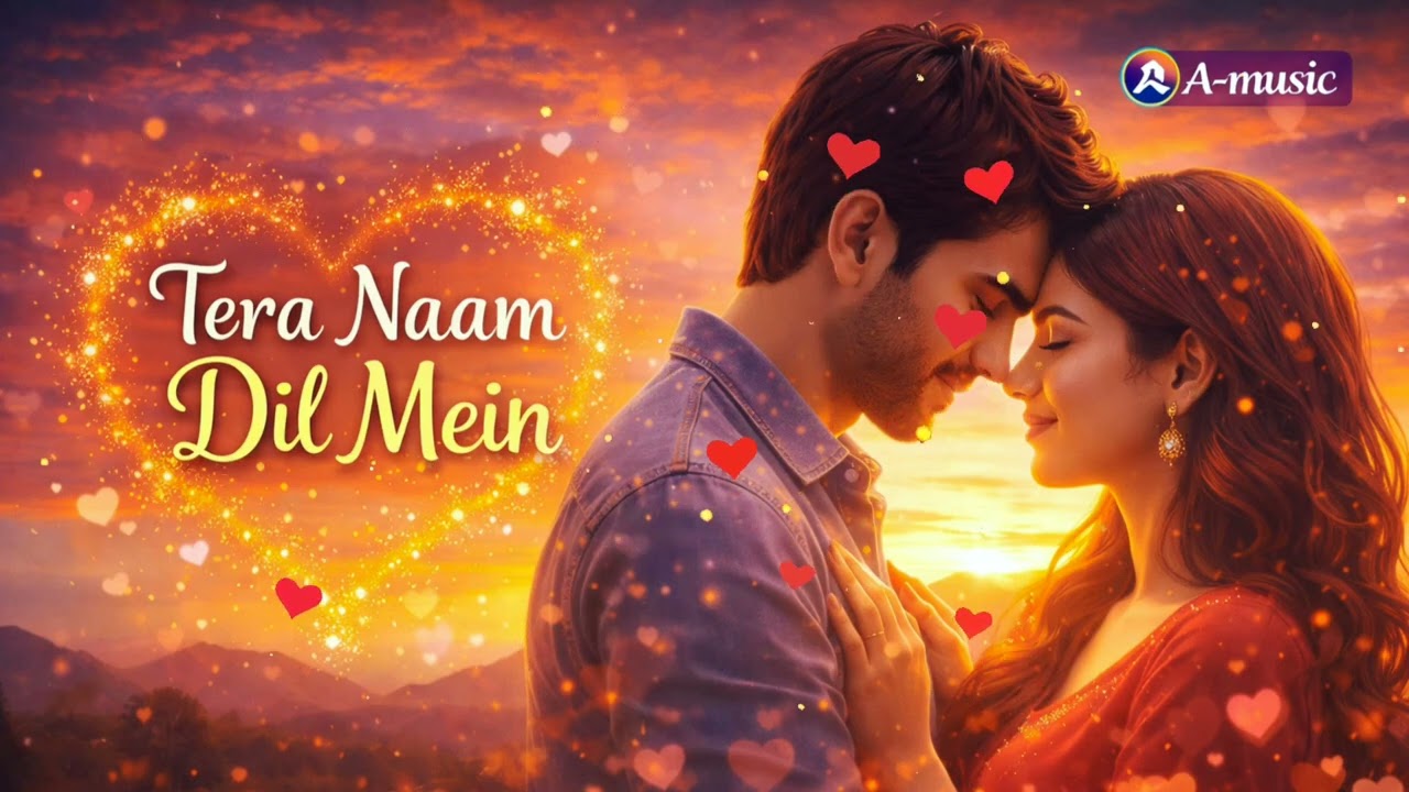 Tera Naam Dil Mein ❤️ | New Hindi Romantic Song 2026 | Love Song | A-music