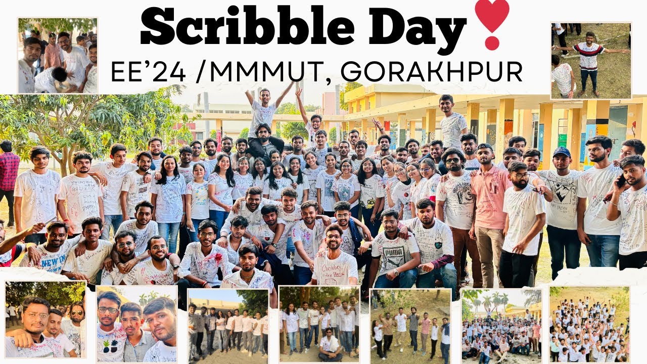 Scribble Day | EE'24 | MMMUT Gorakhpur | Chirag Rai |