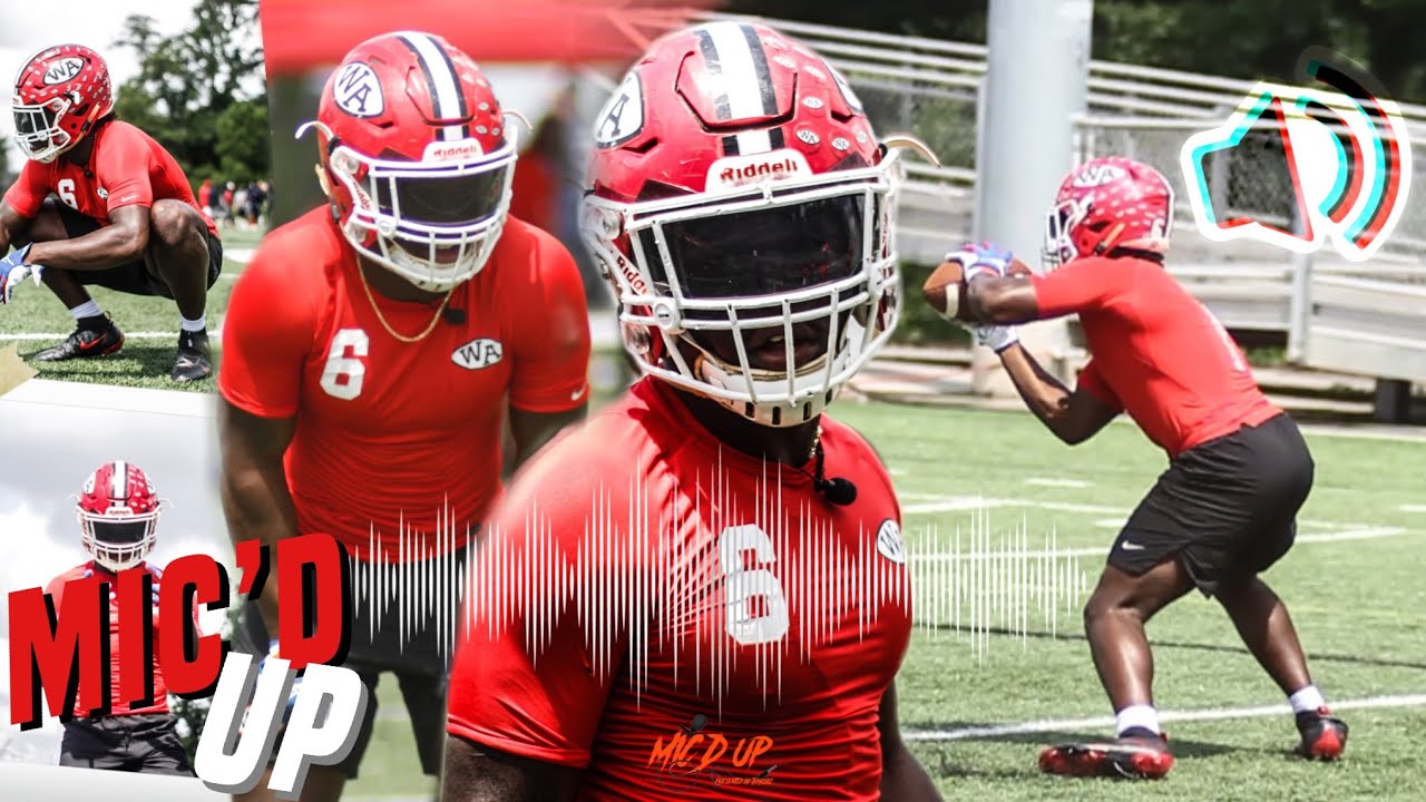 4 STAR RUNNING BACK DAMARI ALSTON MIC’D UP AT THE GAC 7v7 TOURNAMENT🎙‼️