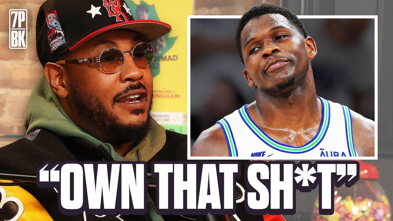 Carmelo Anthony Holds Nothing Back in Serious Message to Anthony Edwards | &ldquo;You have to embrace it!&rdquo;