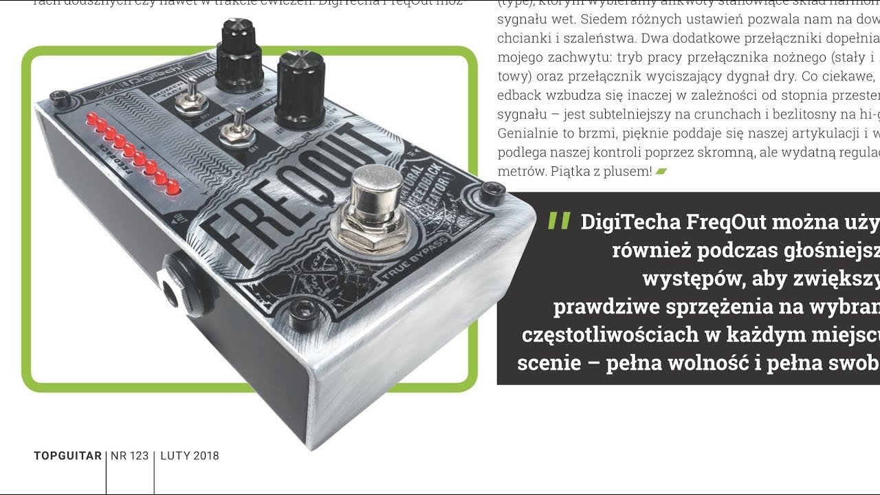 Digitech FreqOut Pedal Sound Demo (no talking) | Review | Test