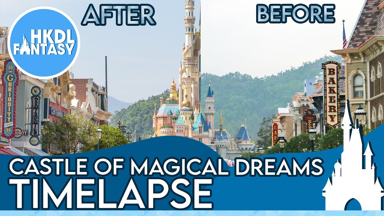[HKDL] Castle of Magical Dreams Time-lapse