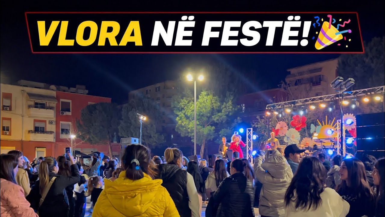 😱 Atmosferë e Çmendur në Vlorë! Koncert LIVE për Ditën e Verës 🎶 Sheshi Adem Jashari🇦🇱