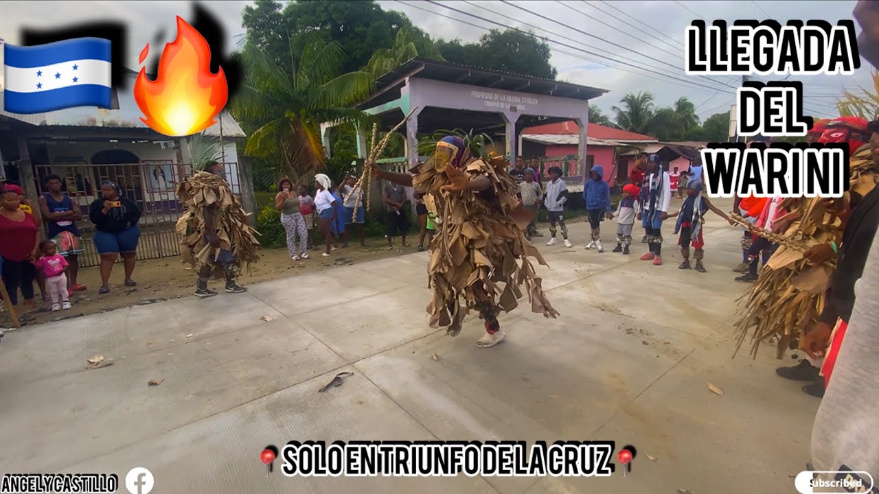SOLO EN TRIUNFO DE LA CRUZ📍 / LLEGADA DEL WARINI #2025 🥳 / TRADICION #GARIFUNA  / #HONDURAS🇭🇳
