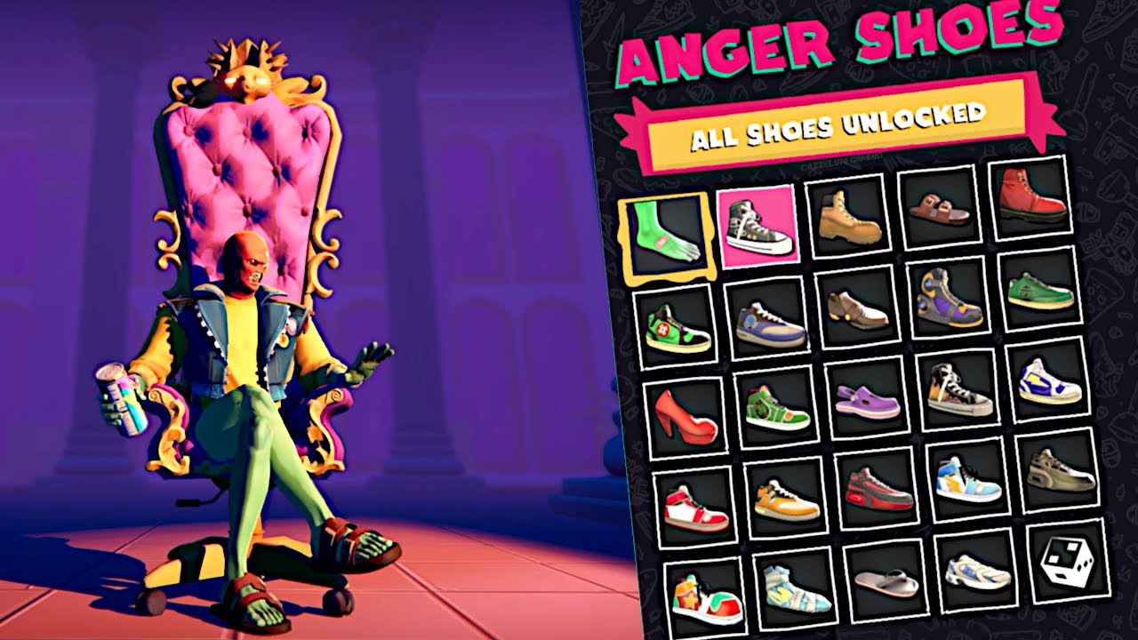 ANGER FOOT All Shoes Unlocked
