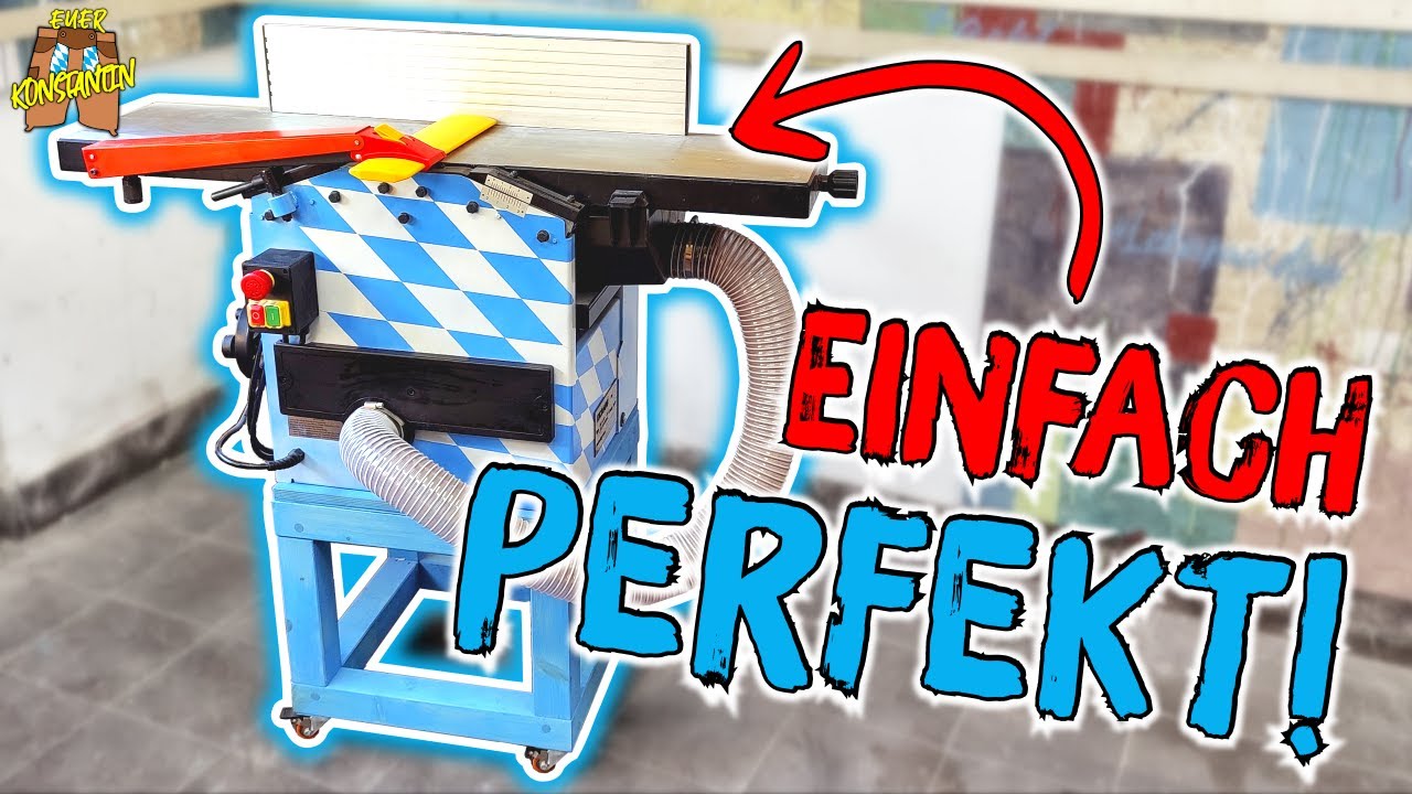 Die perfekte Hobelmaschine!? - So baust du das Beste Untergestell