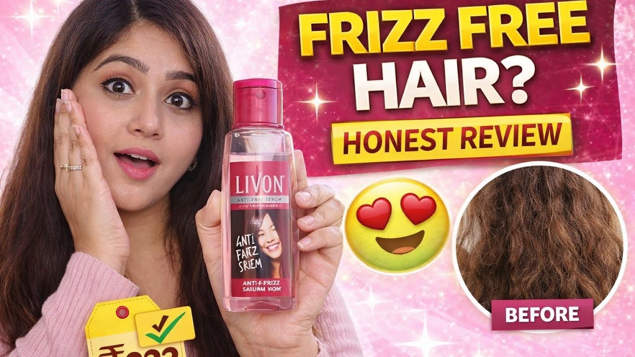 Livon Anti Frizz Serum Review | Sach Me Frizz Free Hota Hai? 🤔