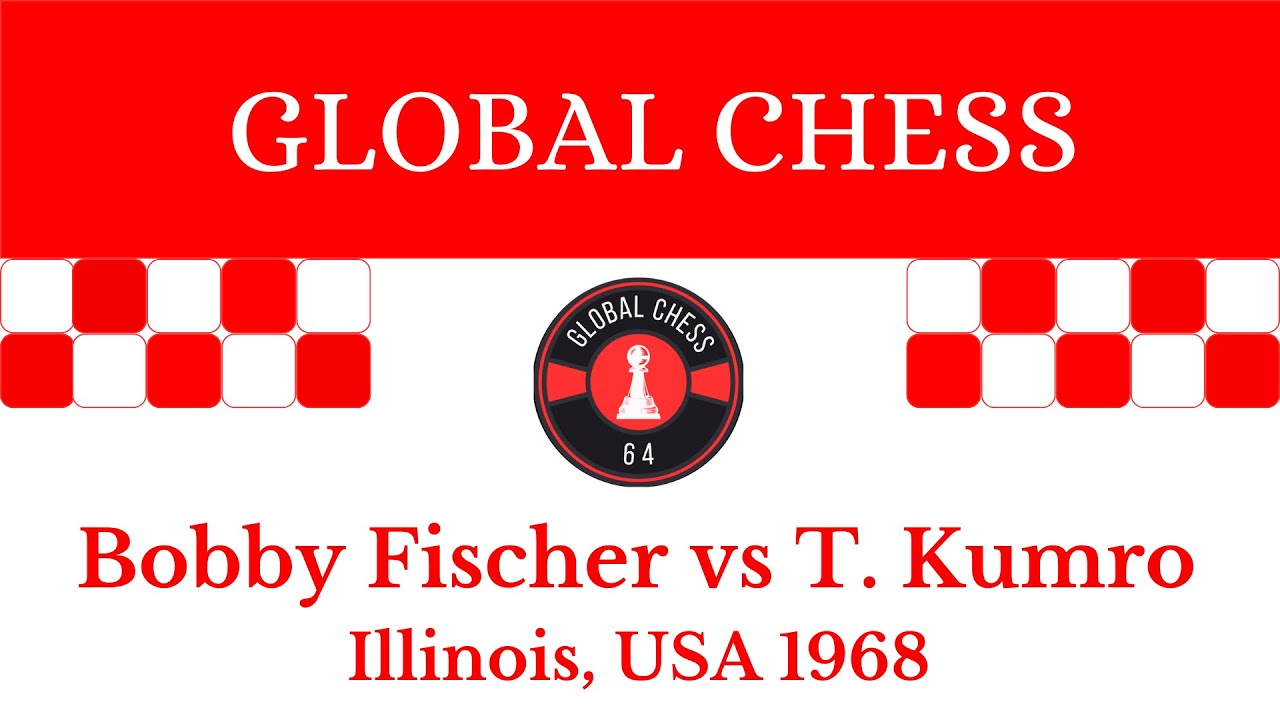 Bobby Fischer vs T. Kumro. Illinois, USA 1968