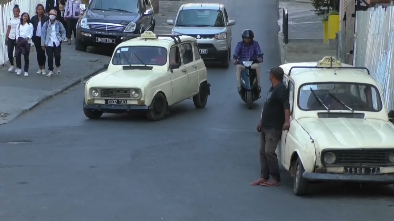 The Renault 4: On the road with Madagascar’s most famous taxi old-timer in Antananarivo.