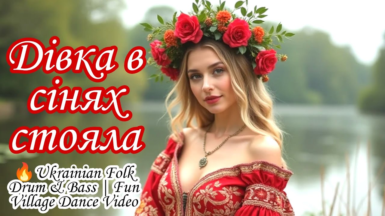 Дівка в сінях стояла 💃🔥 | Ukrainian Folk Drum & Bass | Fun Village Dance Video