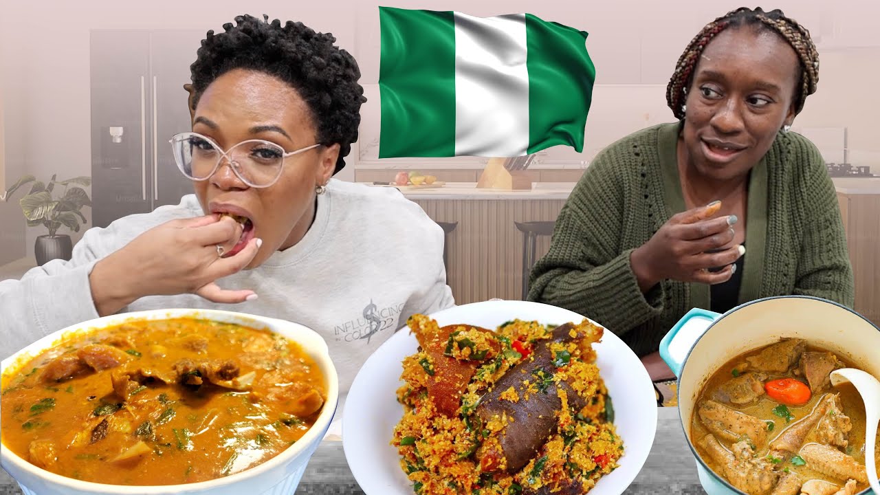 HAITIAN TRIES NIGERIAN FOOD FOR THE FIRST TIME | Ft. @NappyFu TV