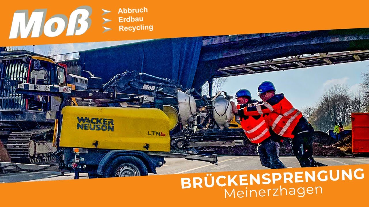 🧨Brückensprengung Meinerzhagen | Moß Abbruch-Erdbau-Recycling