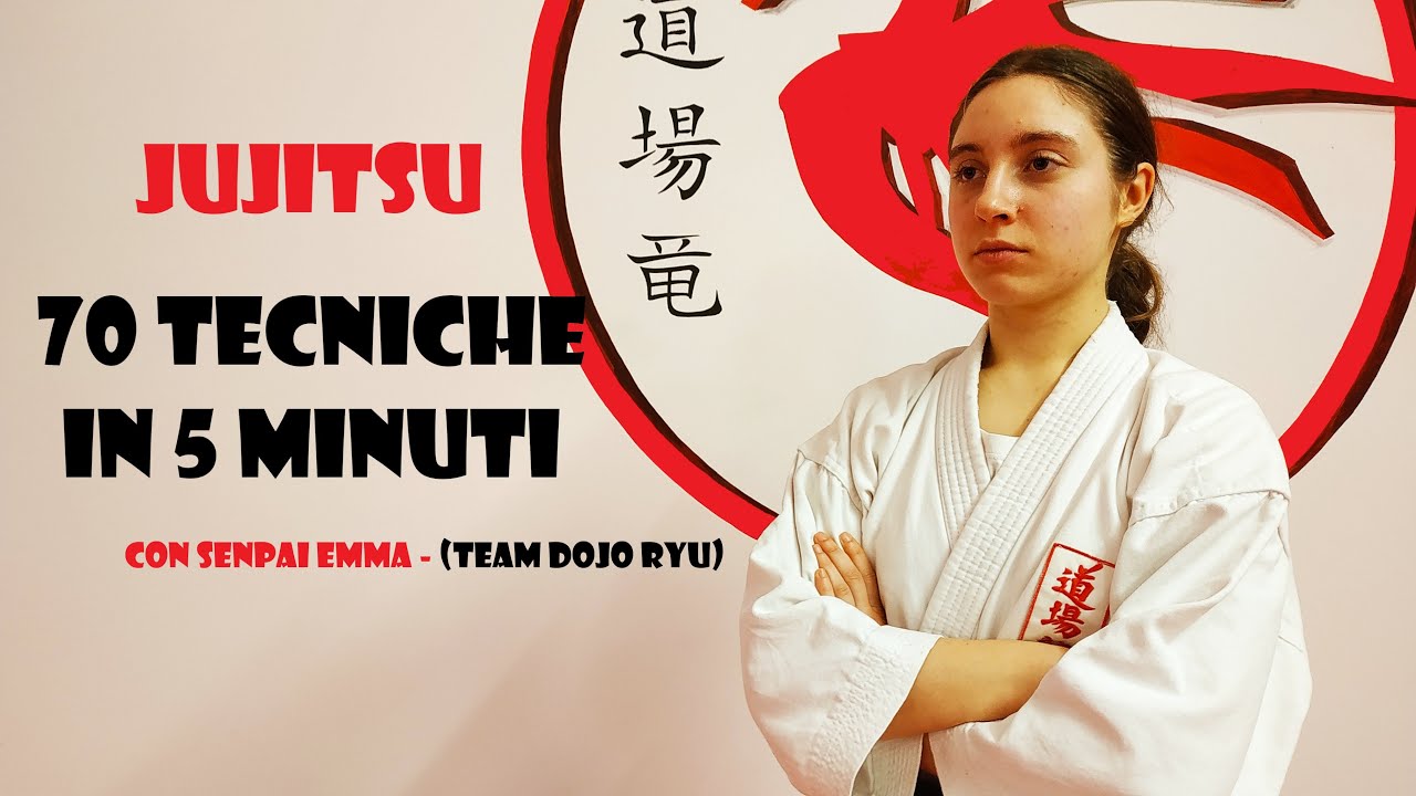 JUJITSU 70 tecniche in 5 minuti con Senpai Emma
