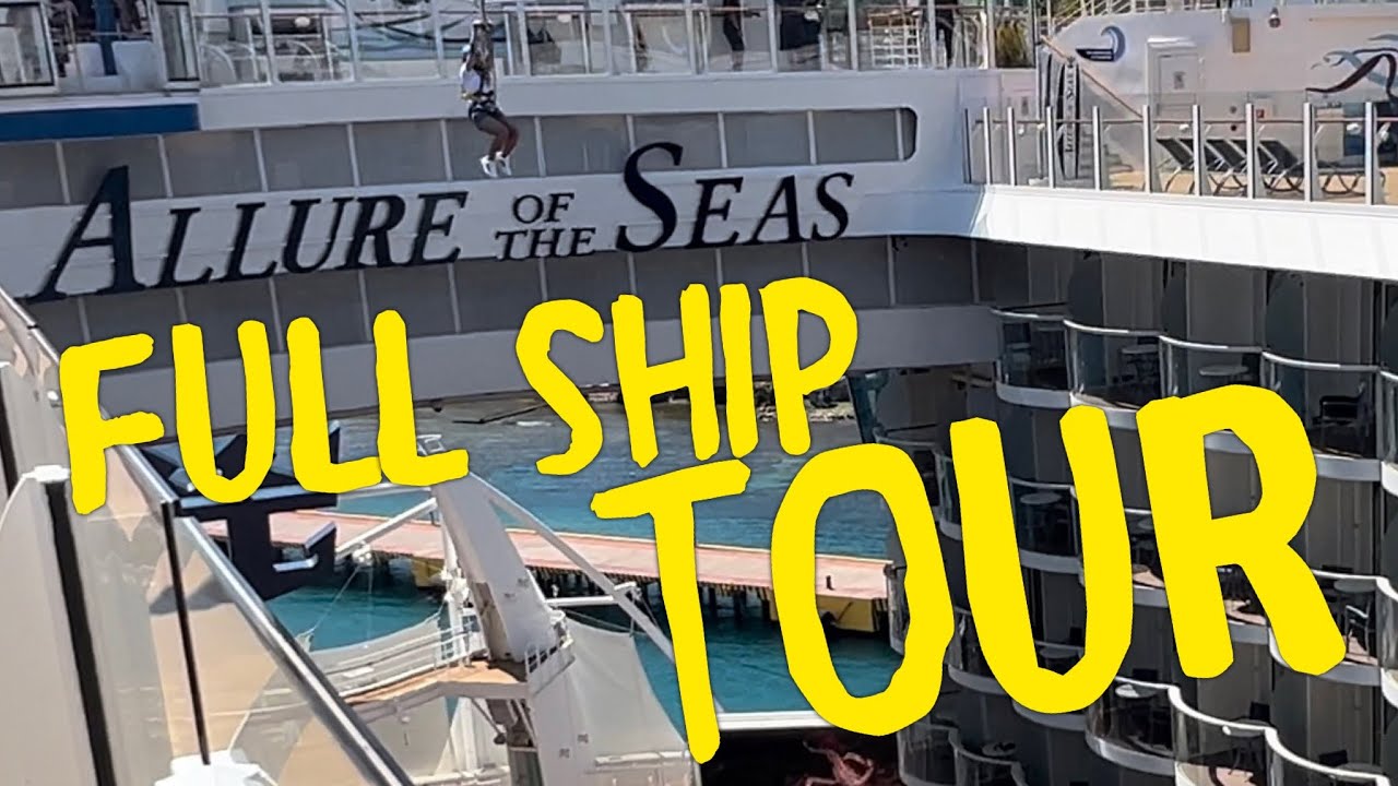FULL SHIP TOUR of the Allure of the Seas with Royal Caribbean