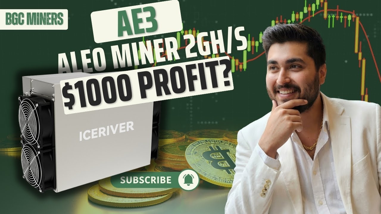 IceRiver AE3 Review: $1,000/Month Profit in 2026? 🤑 (Alephium Mining) | BGC Miners #bgcminers