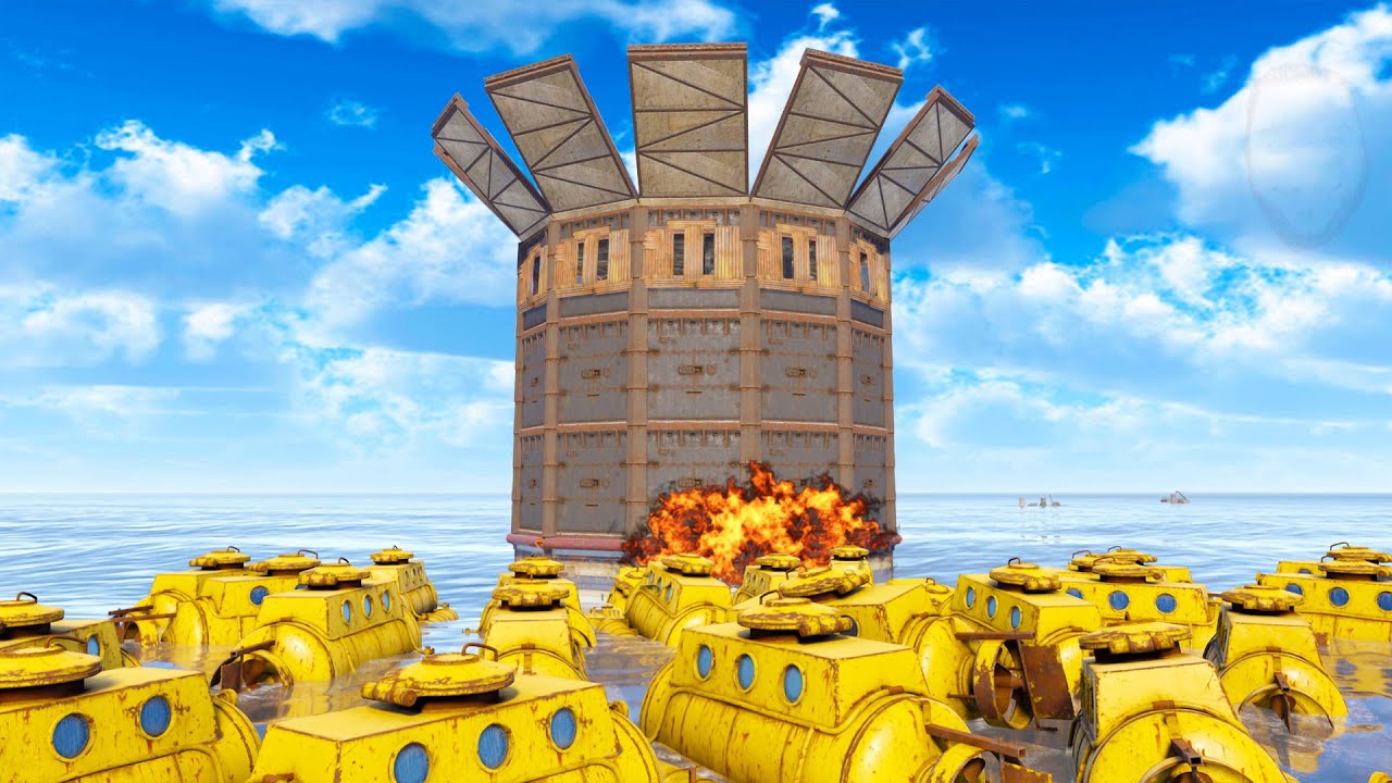 Самый большой рейд подводных лодок в Rust (при участии Blazed)
