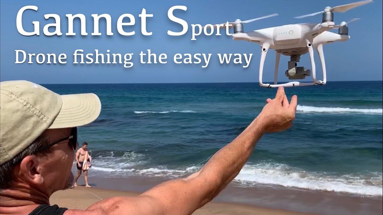 Drone fishing - with the new mechanical Gannet Sport