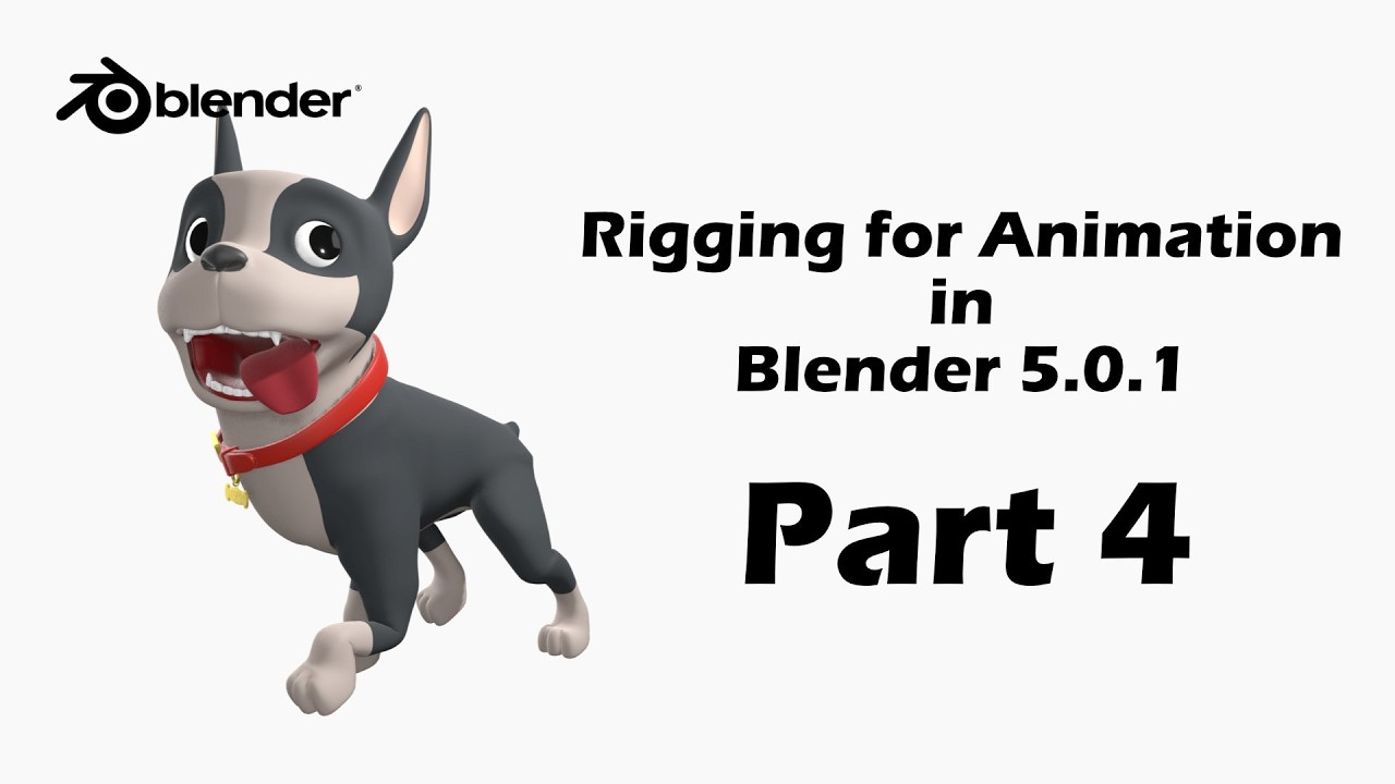Rigging for Animation in Blender 5.0 - Tutorial Part 3 (Bone Controls)