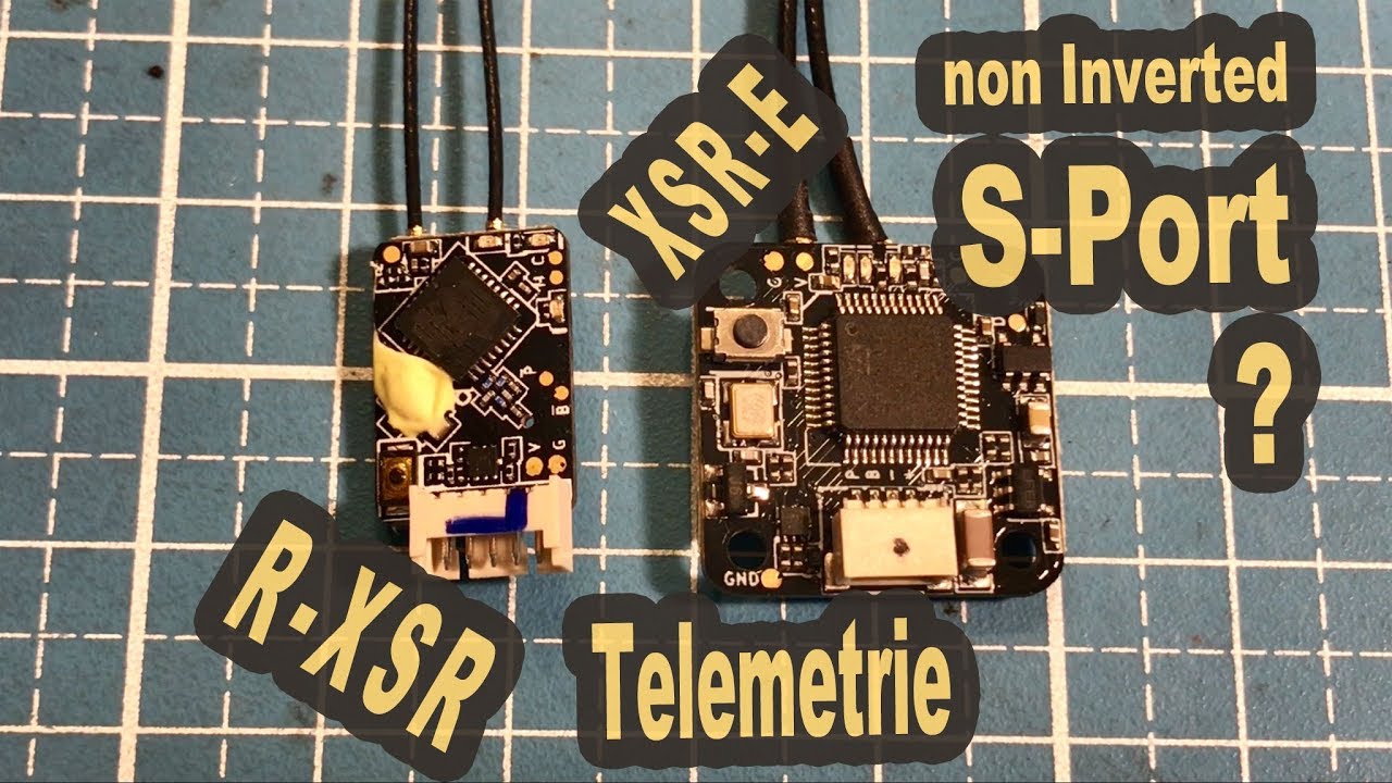 FrSky R XSR und XSR E non inverted S PORT mit Telemetrie