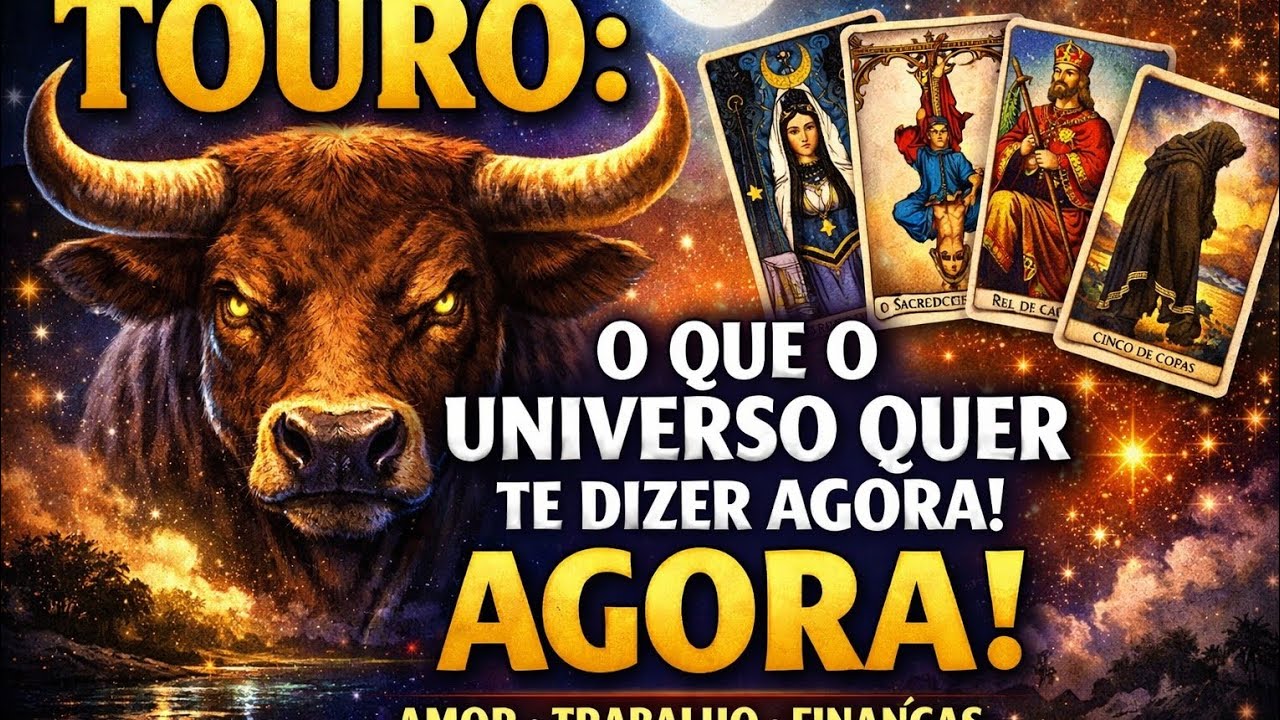TOURO: O UNIVERSO TEM UM RECADO URGENTE PRA VOC&Ecirc; AGORA | Amor, Trabalho e Dinheiro