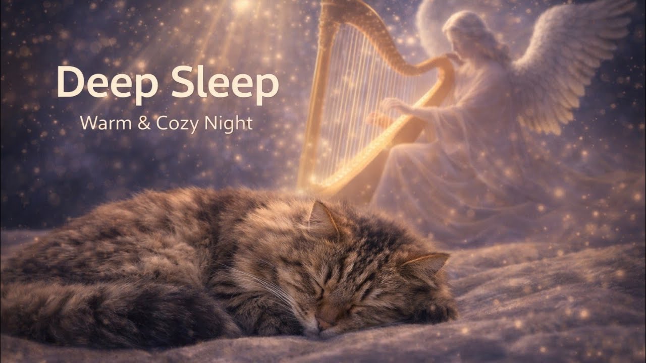 【もはや睡眠用BGMではない】Warm Harp and Strings｜天使の奏でる音楽で心を静める【光のヒーリングミュージック】
