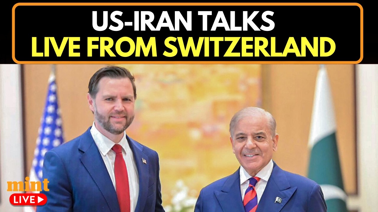 US-Iran Talks Live Updates: Iran-US-Qatar -Pakistan Quad Meeting Begins In Switzerland | JD Vance