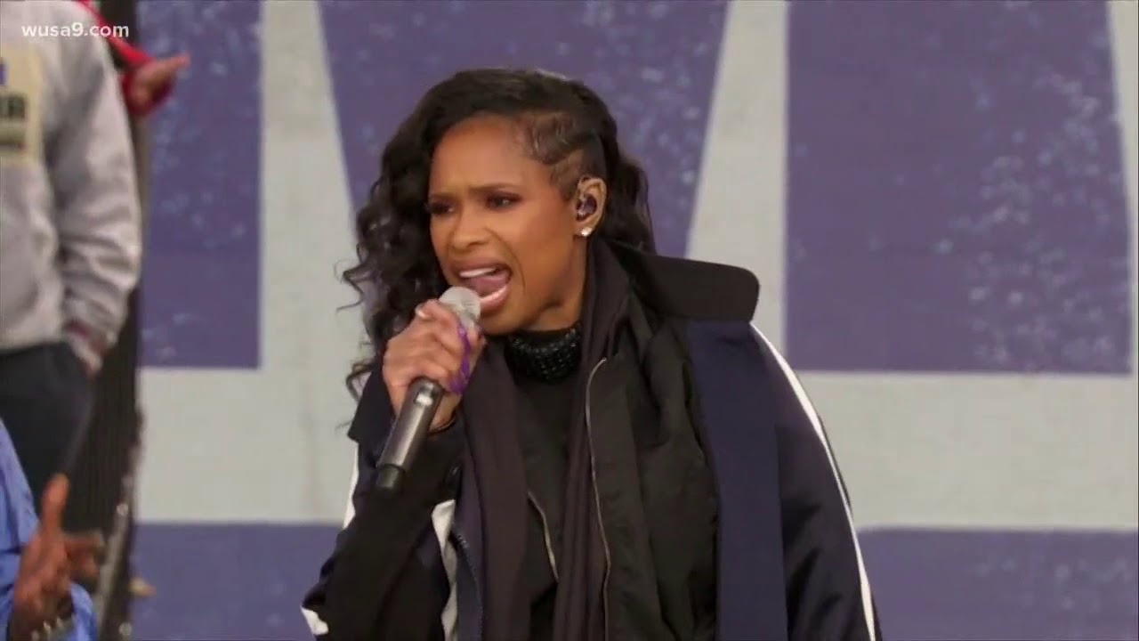 D.C. choir sings with Jennifer Hudson, 'The Times They Are A Changin' at March For Our Lives Rally