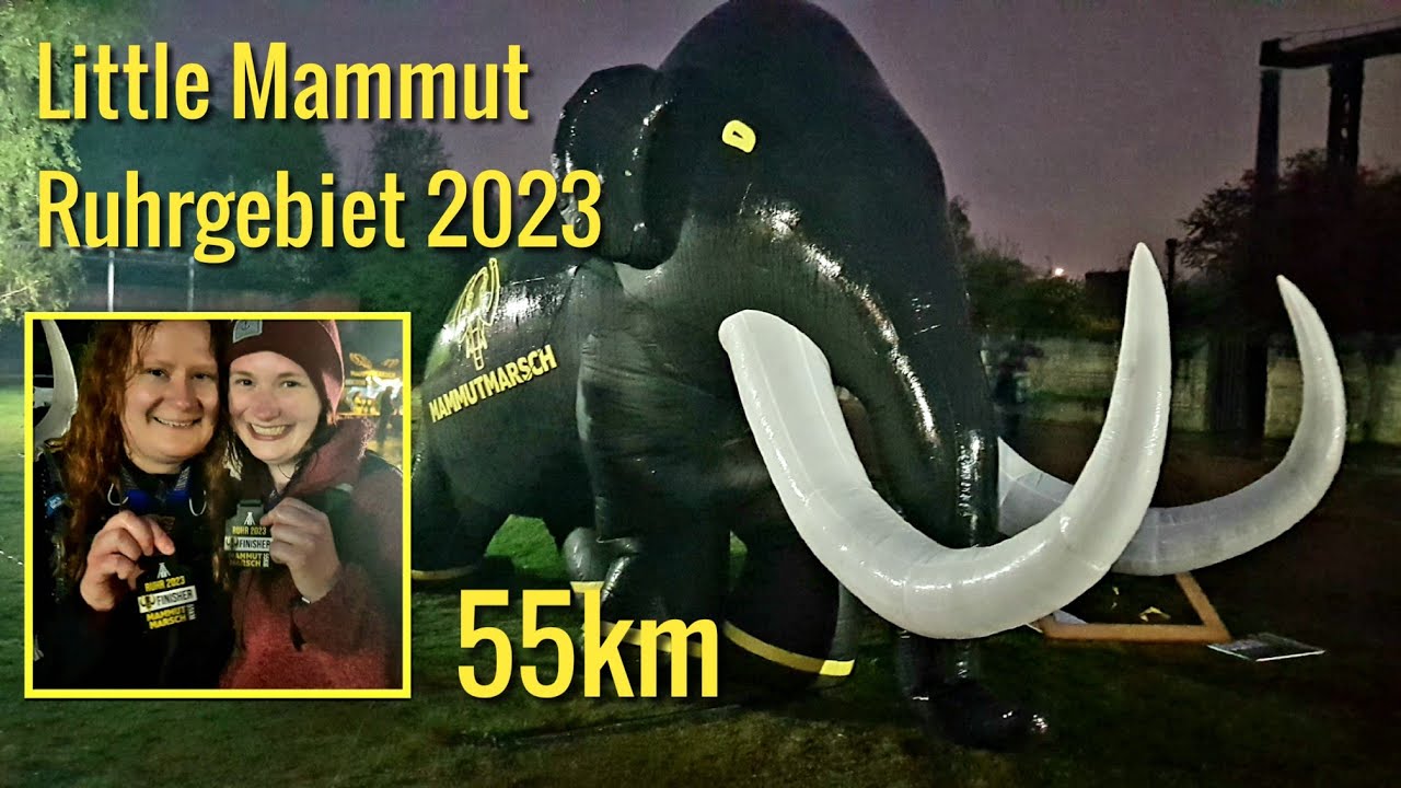 Mammutmarsch Little Mammut Ruhrgebiet 2023 55km | Marion & Vivi
