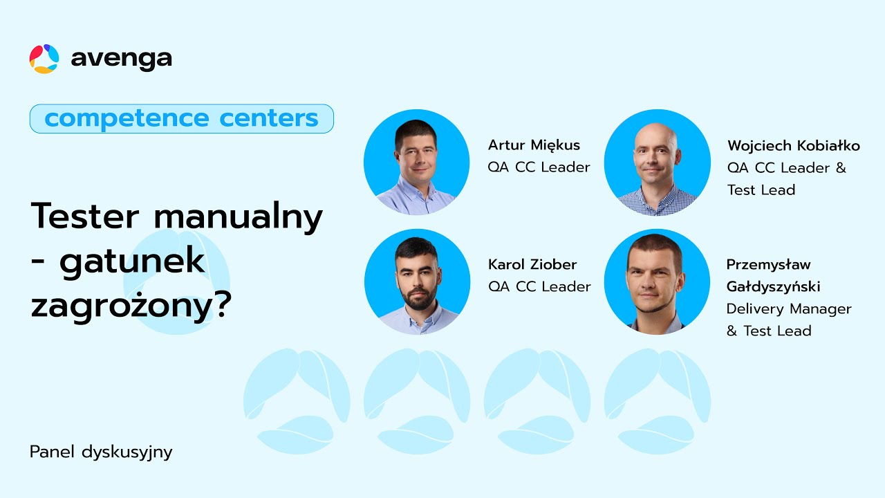 Tester manualny - gatunek zagrożony? Panel dyskusyjny