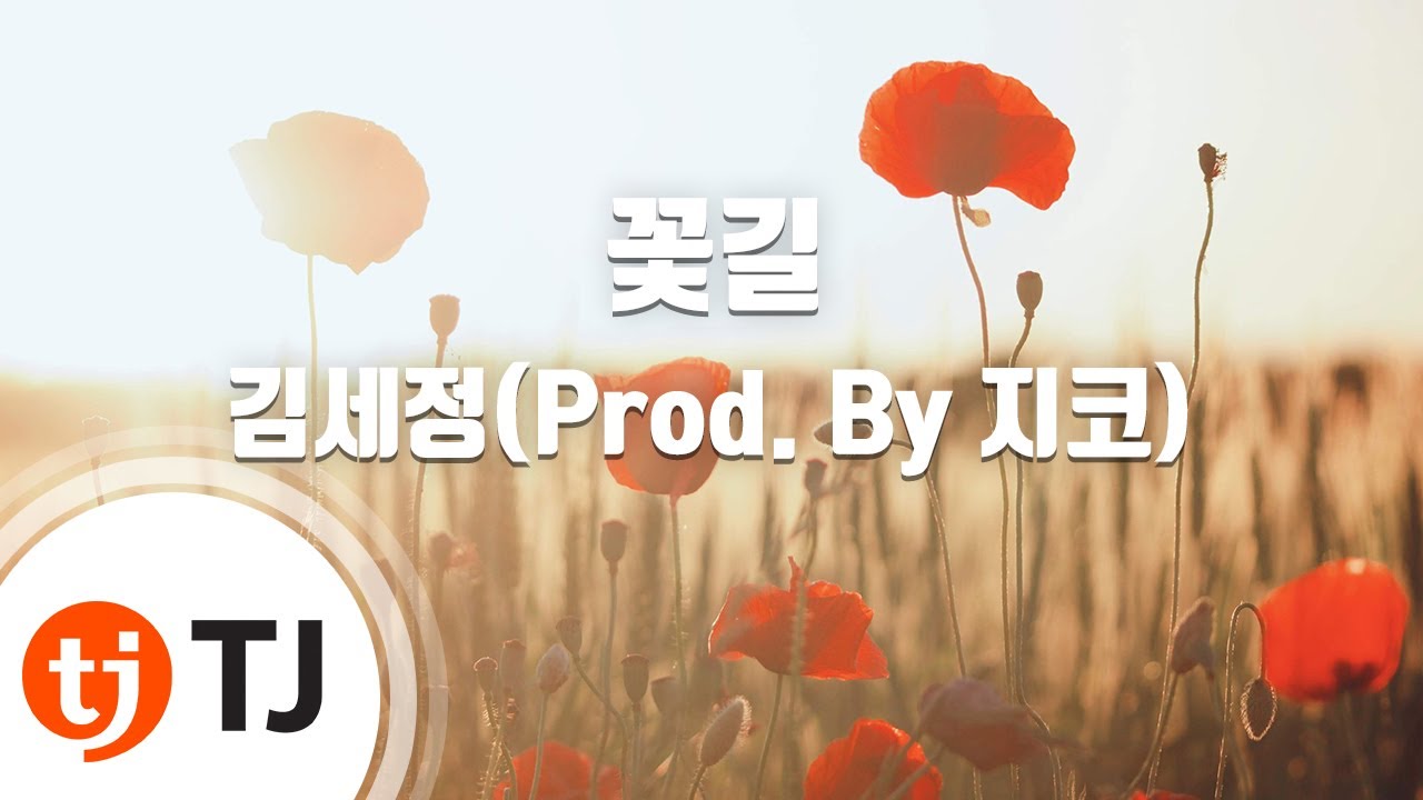 [TJ노래방 / 멜로디제거] 꽃길 - 김세정(Prod. By 지코) / TJ Karaoke