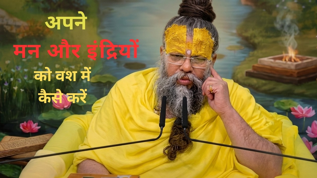 How to Control Your Mind & Senses अपने मन और इंद्रियों को वश में कैसे करेंSwami Premanand Maharaj Ji