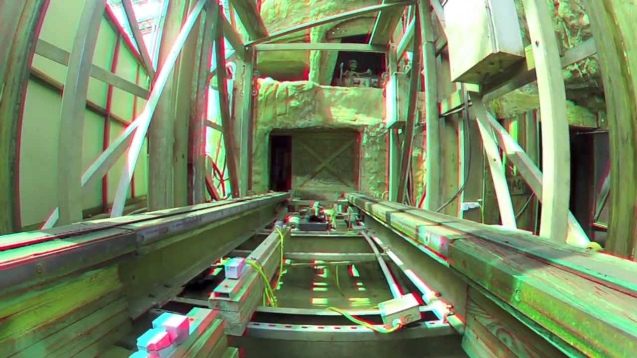 Lost Coaster Of Superstition Mountain At Indiana Beach P.O.V. in 3D