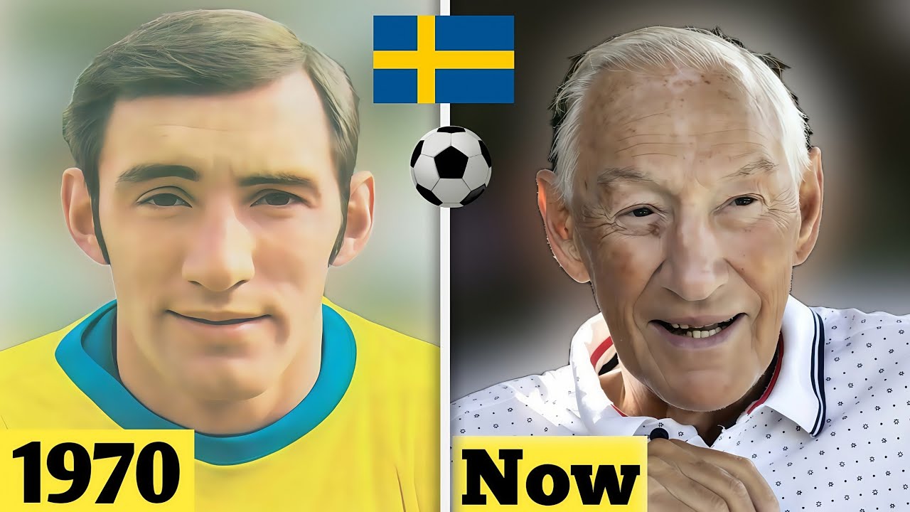 Sweden 🇸🇪 World Cup 1970 Squad ⚽ Then and Now | Football Legends