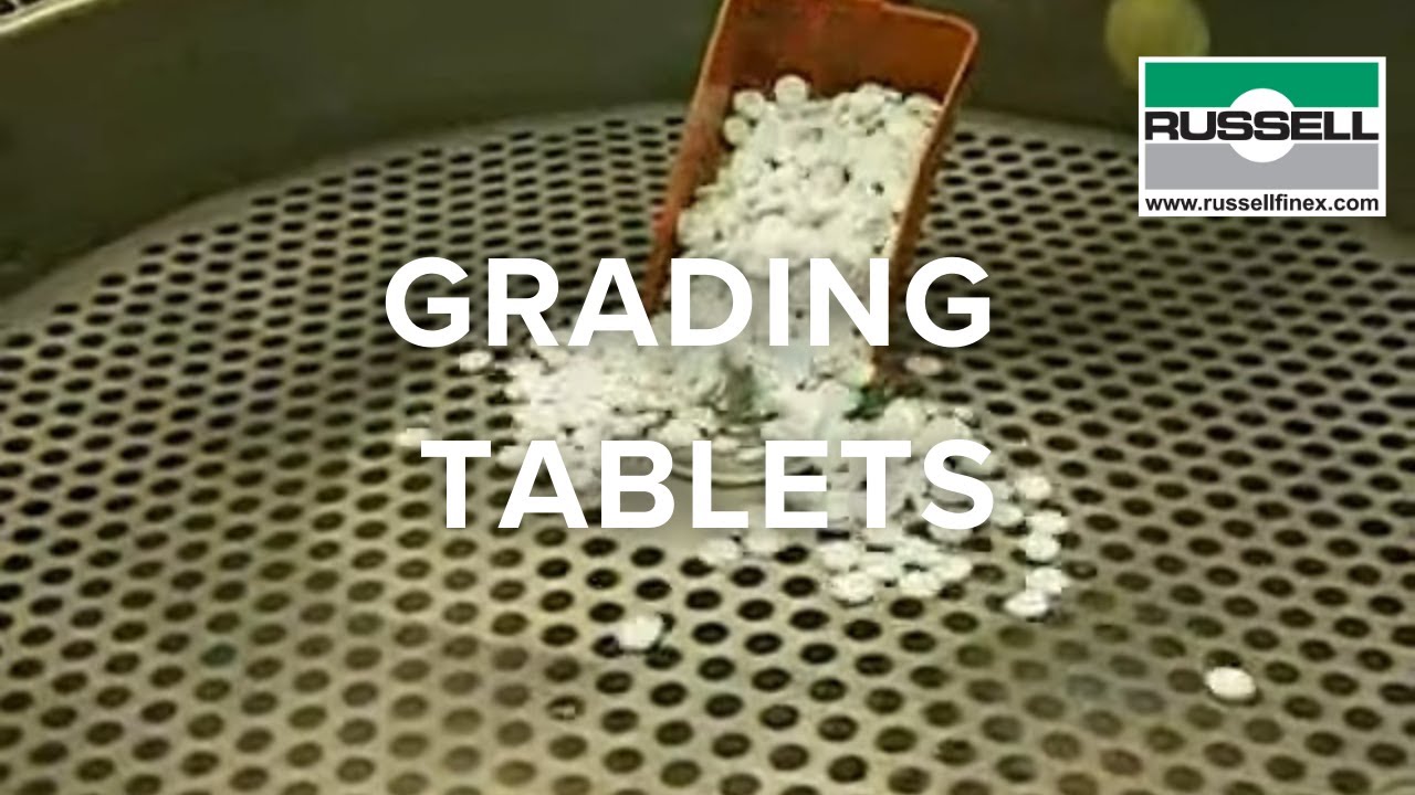 Grading sieve for tablet sorting - Finex Separator™