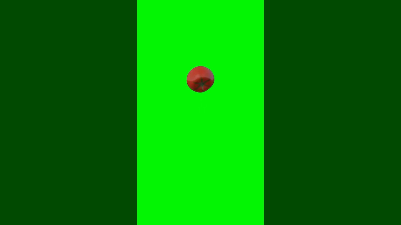 Tomato Throw Then Splat | Green Screen #boo #tomato #funny #meme #hate #fyp