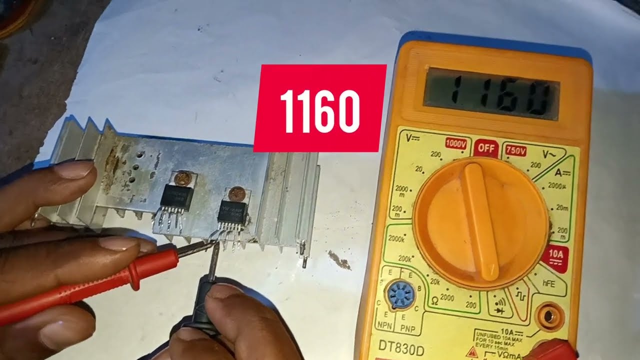 How to check reading VERTICAL IC ( LA78040B ) (@PatwaElectronics )