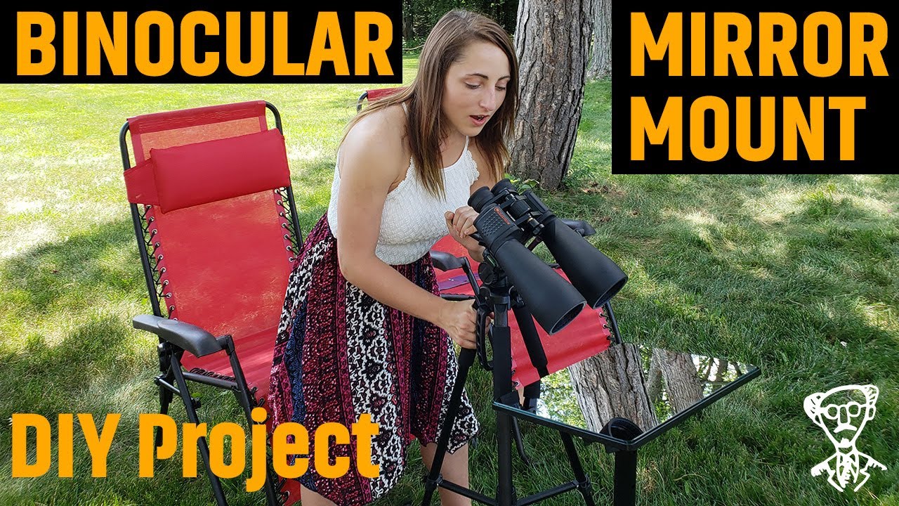 Binocular Mirror Mount DIY [Front Surface Mirror Astronomy Project]