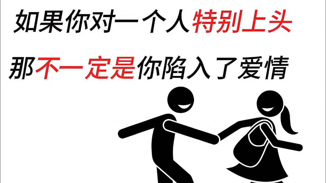 如果你对一个人特别上头，那不一定是你陷入了
