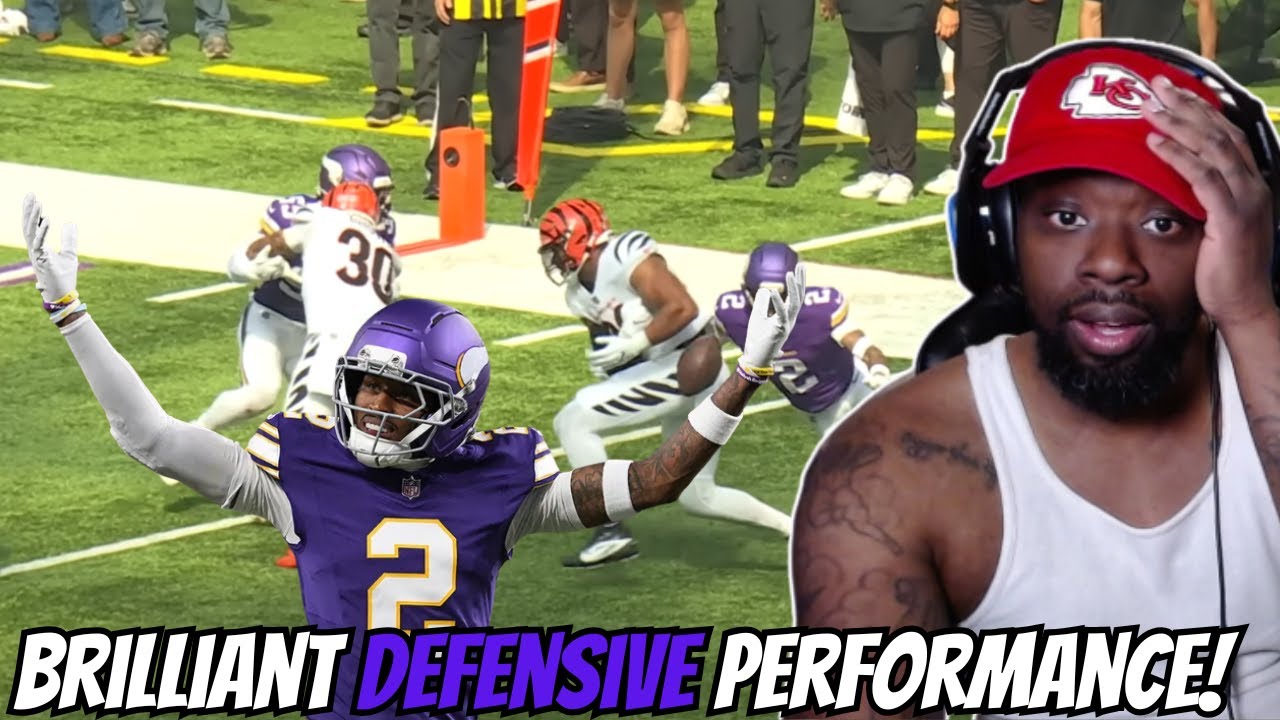 РЕАКЦИЯ БОЛЕЛЬЩИКА CHIEFS! Лучшие моменты матча «Бенгалс» — «Викингс» | НФЛ 2025, неделя 3