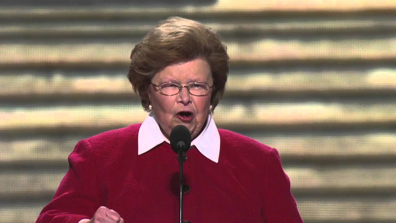 Senator Barbara Mikulski at the 2012 Democratic National Convention