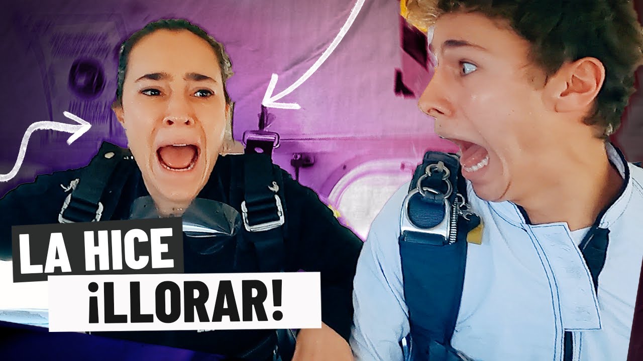 Juanpa AVIENTA A SU HERMANA de un avión ¡LA HIZO LLORAR!