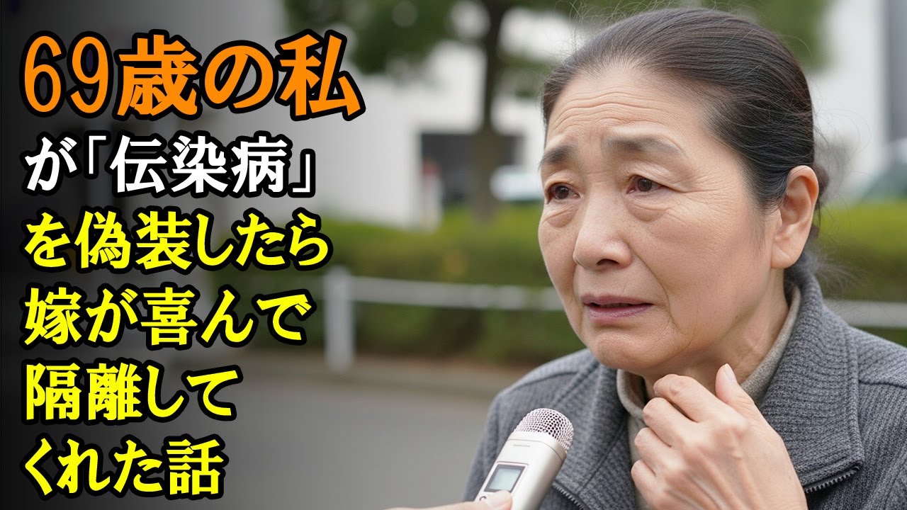 69歳の私が「伝染病」を偽装したら、嫁が喜んで隔離してくれた話