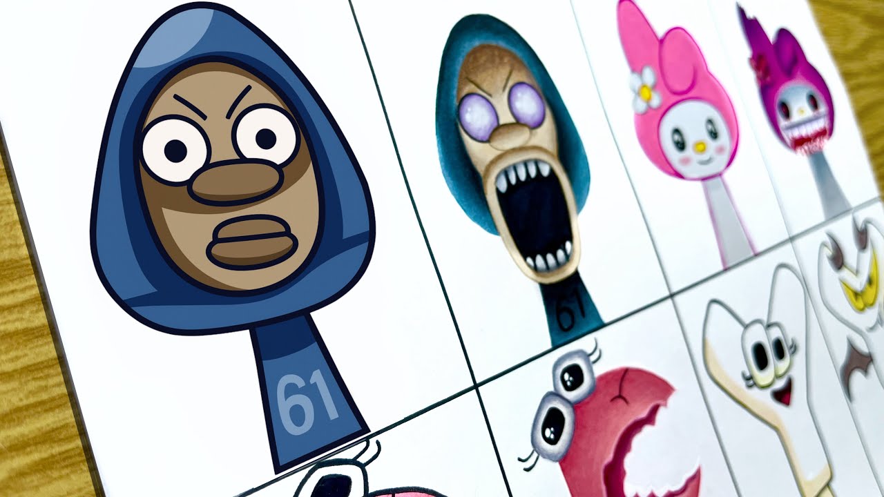 Рисунок Incredibox Sprunki OC: Normal VS Horror / NEW My Sprunki OC Phase