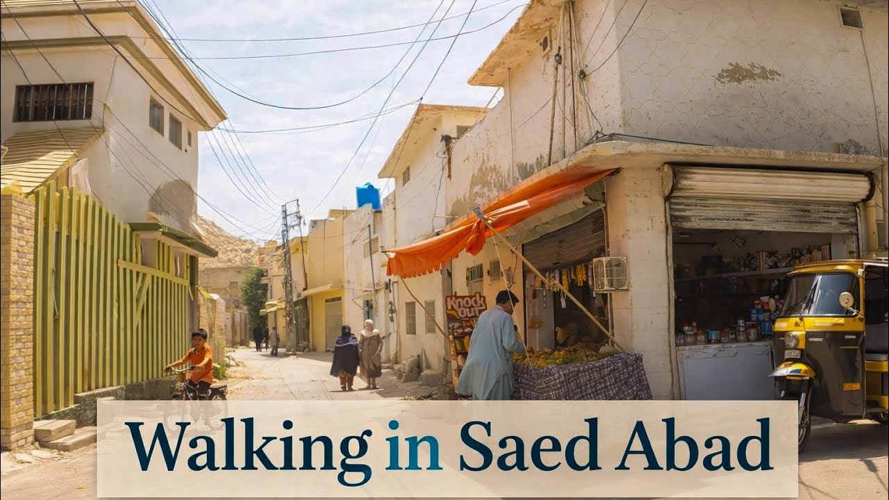 Inside Saeed Abad Quetta &ndash; Real Street Life You Never See